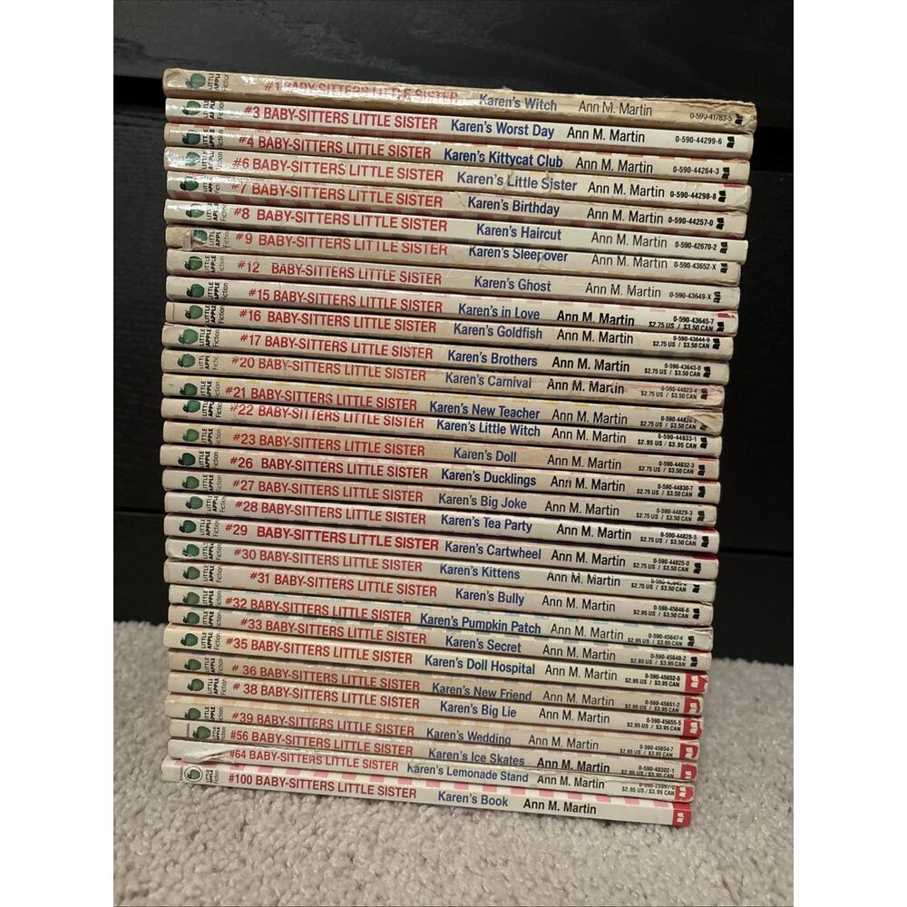 Baby-Sitters Club Little Sister 30 Books Ann M Martin PB Vintage 90s